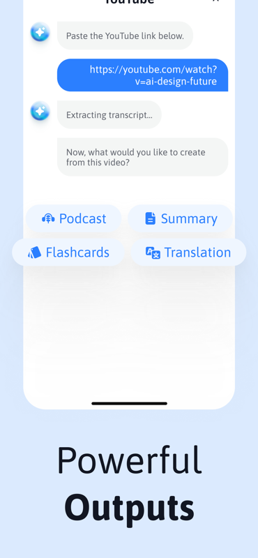 Podify AI content library with podcasts, translations and study materials